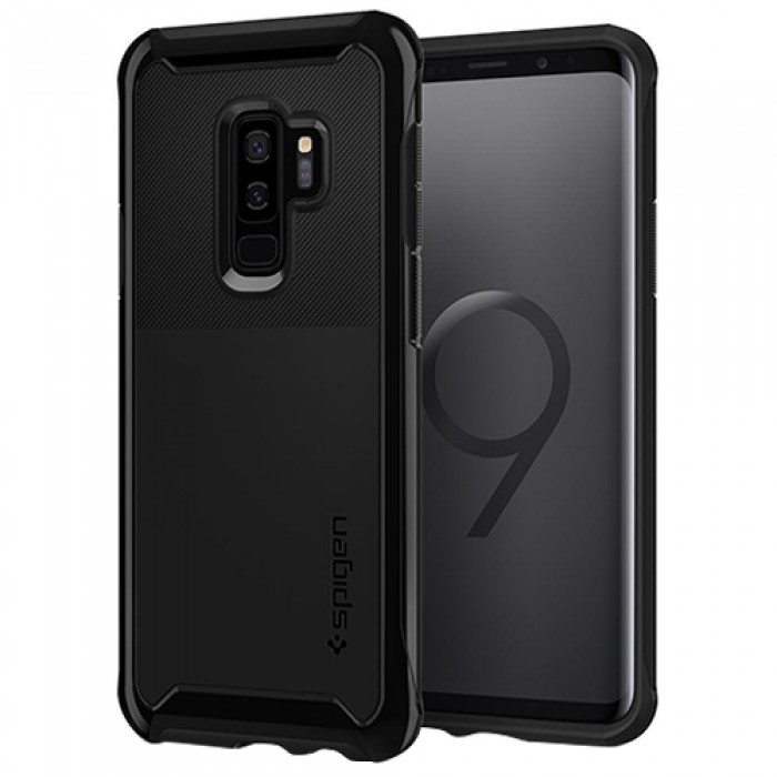 Ốp lưng SamSung Galaxy S9 Plus Spigen Neo Hybrid Urban (Đen Bóng)
